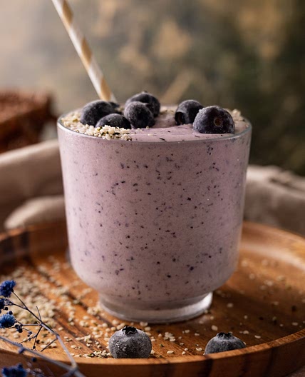 Blueberry Smoothie Without Yogurt