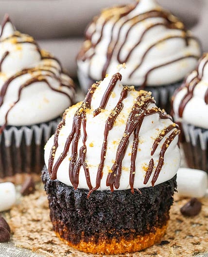 S'mores Cupcakes