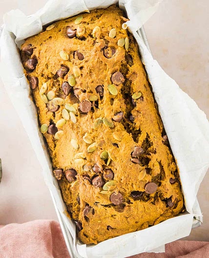 Vegan Pumpkin Banana Bread