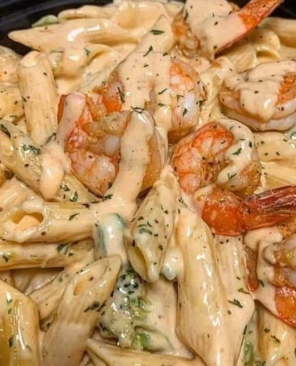 Shrimp & Broccoli alfredo