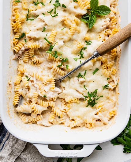 Chicken Alfredo Casserole