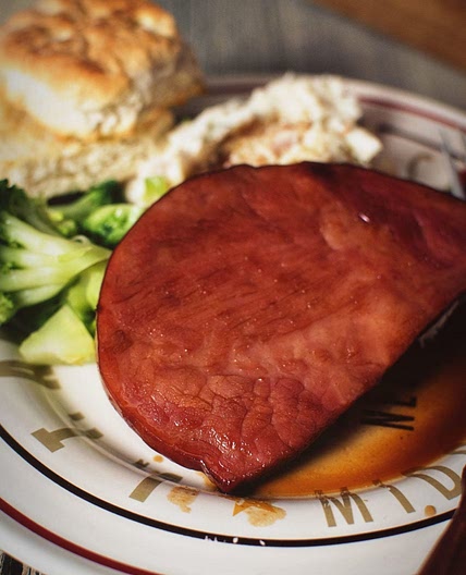 Brown Sugar Glazed Ham Steak Recipe