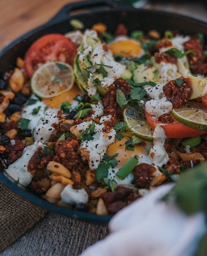 Cast Iron Chorizo O’Brien Hash
