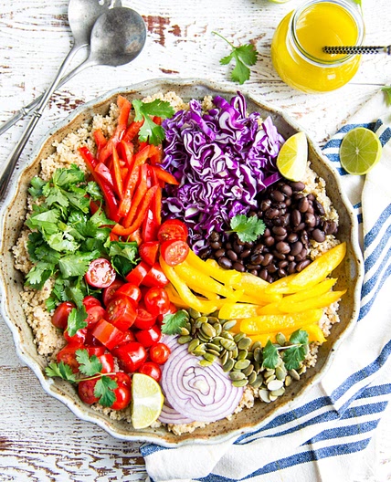 Black Bean Quinoa Bowls