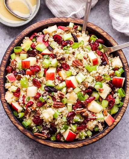 Cranberry Apple Quinoa Salad