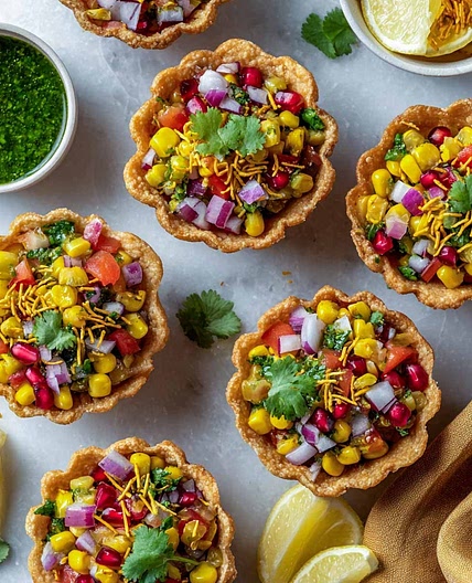 Corn Chaat Cups