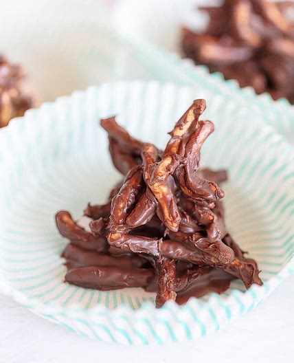 Chocolate Butterscotch Haystacks