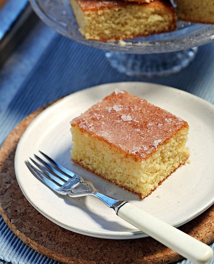 Lemon Drizzle Traybake Recipe (All-In-One Method)