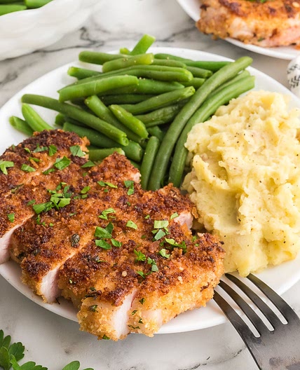 Parmesan Crusted Pork Chops