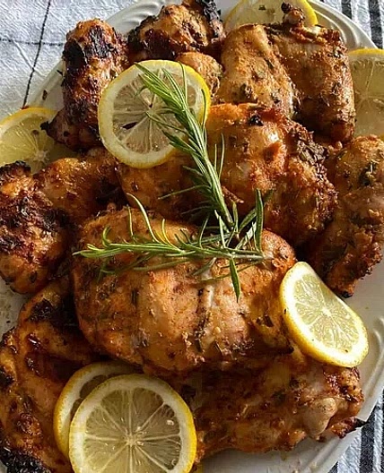 Roast Chicken with Rosemary, Garlic and Lemon