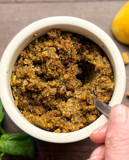 Pistachio Pesto with Basil
