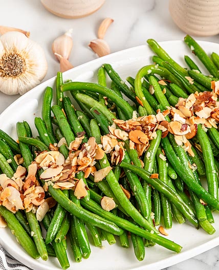 Green Beans Almondine