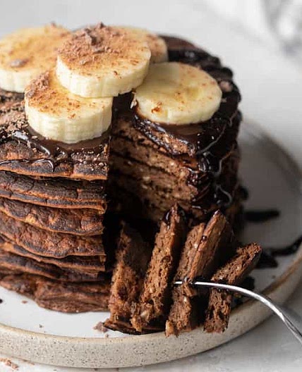 Chocolate Protein Pancakes