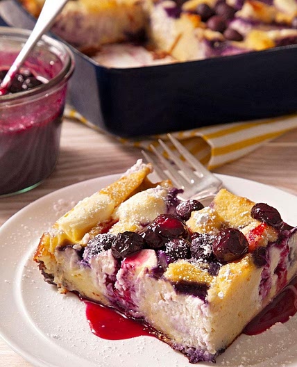 Blueberry French Toast Casserole