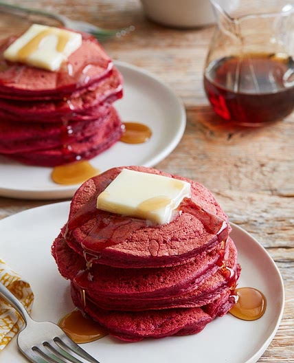 Red Beet Pancakes
