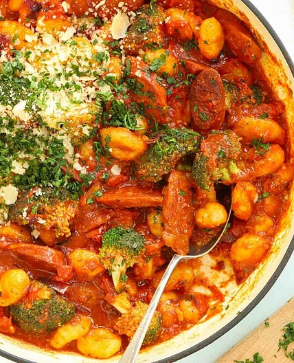 Chorizo Gnocchi Pan-Fry
