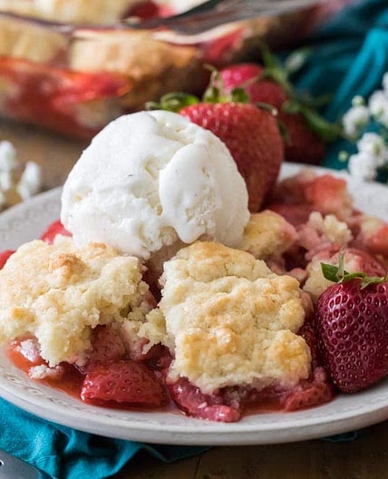 Strawberry Cobbler