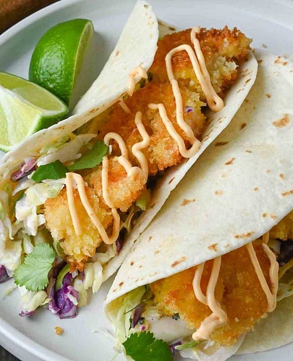 Crispy Shrimp Tacos