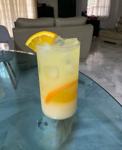 Sparkling Orange Yakult 