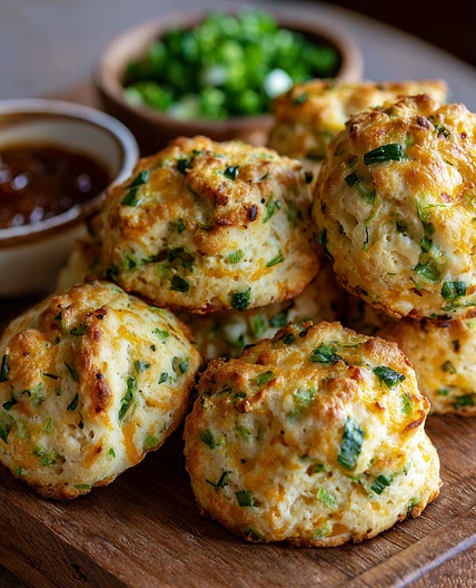 Cheddar Spring Onion Biscuits