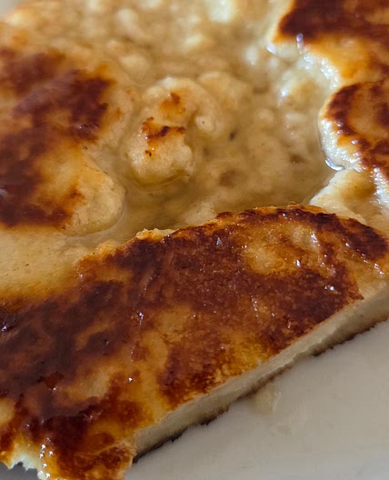 No-Oven Bread pudding Pancake (Sweet & Simple)