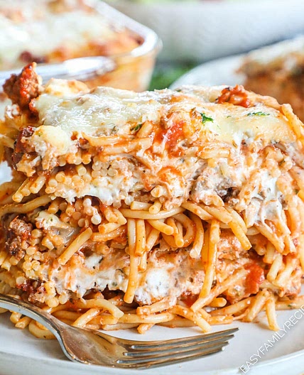 Million Dollar Baked Spaghetti