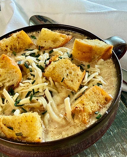 Crock Pot Cheesesteak Soup