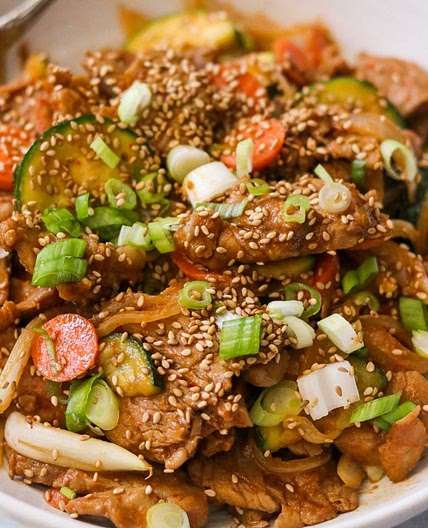Korean Pork Bulgogi Recipe (Spicy & Non-Spicy Option)