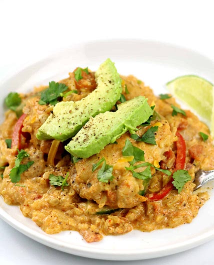 Instant Pot Chicken Fajita Rice