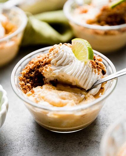 Upside Down Key Lime Pies