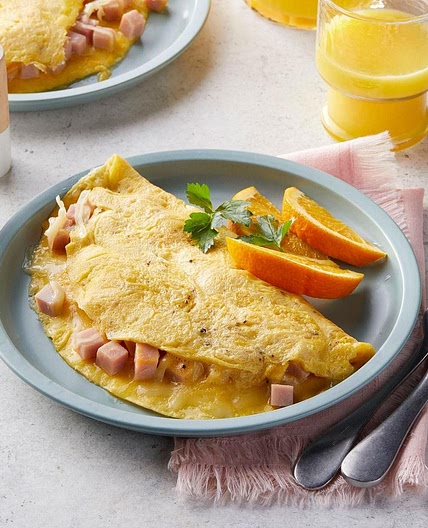 Ham and Swiss Omelet