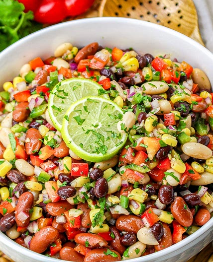 Heart Healthy Mexican Bean Salad Recipe