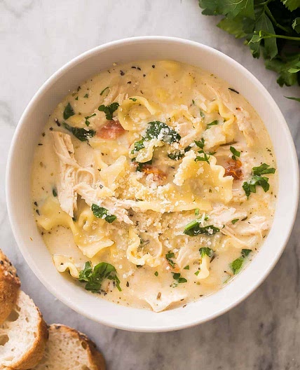 White Lasagna Soup