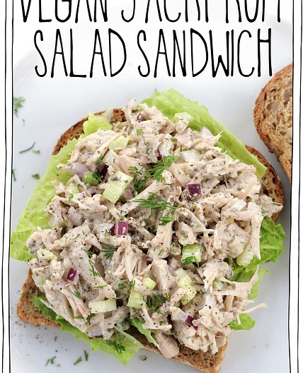 Vegan Jackfruit Salad Sandwich