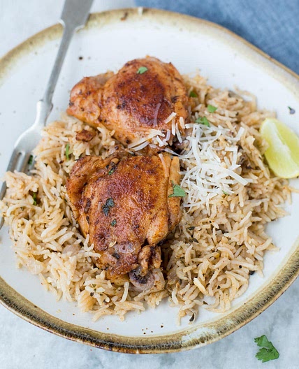 Instant Pot Garlic Herb Chicken and Rice