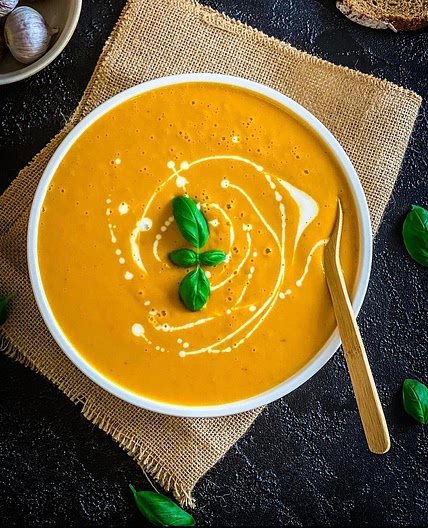 Geröstete Kürbissuppe