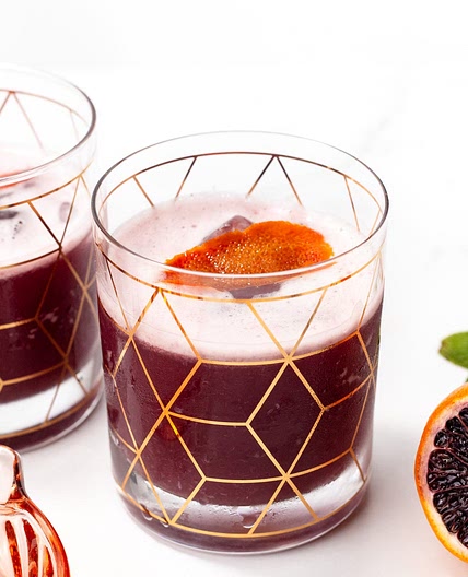 Blood Orange Whiskey Sour