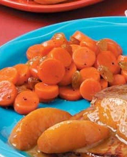 Maple Raisin Carrots