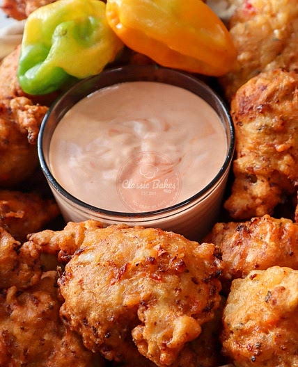 Traditional Bahamian Conch Fritters