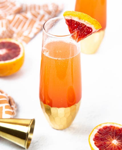 Blood Orange Mimosas
