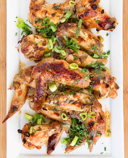 Asian Style Garlic Ginger Wings