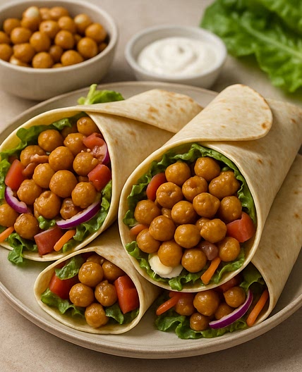 CHICKPEA WRAPS