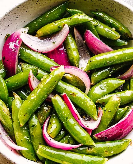 Roasted Sugar Snap Peas