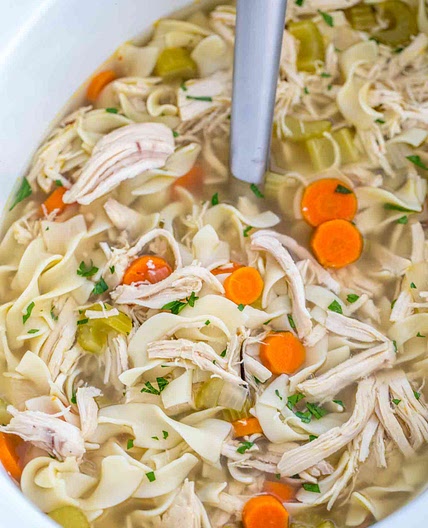 Crockpot Chicken Noodle Soup