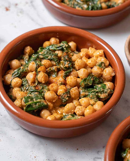 Espinacas con Garbanzos (Spinach and Chickpeas)