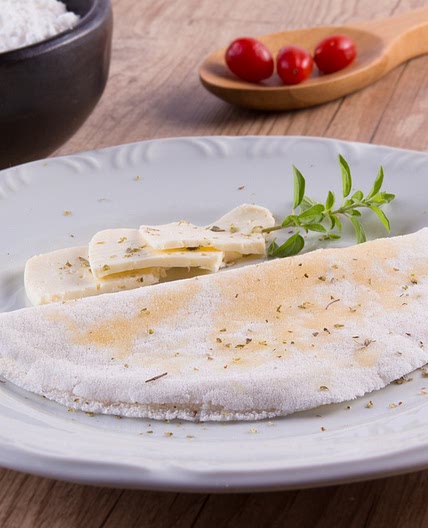 Crepioca de aveia e coco