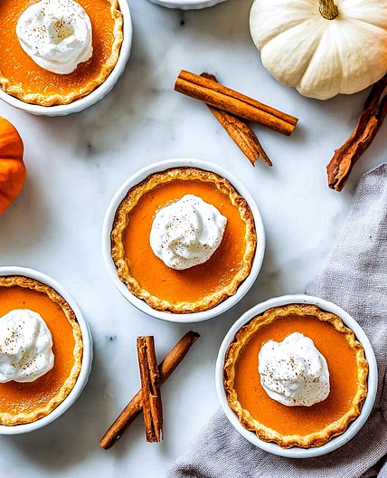 Mini Air Fryer Pumpkin Pies