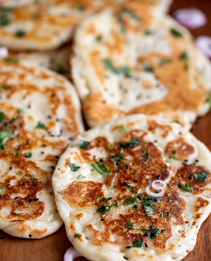 Vegan Gluten-free Naan Almond flour flatbread