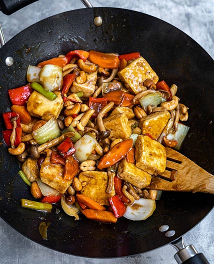 Tofu Stir Fry with Cashews