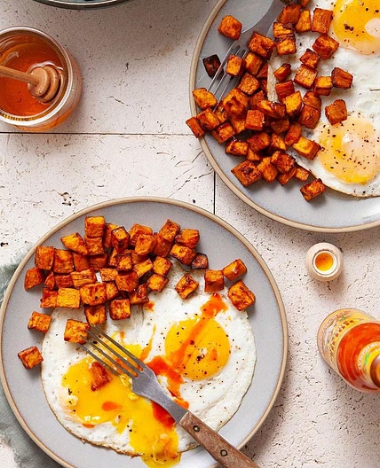 Air-Fryer Honey Sweet Potatoes